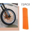 thumbnail image 1 of Ensemble de Décoration de Rayons de Roue Orange 72 Pcs Manchon de Décoration de Rayons de Roue Bicyclette Motocyclette Ensemble de Rayons Colorés, 1 of 6