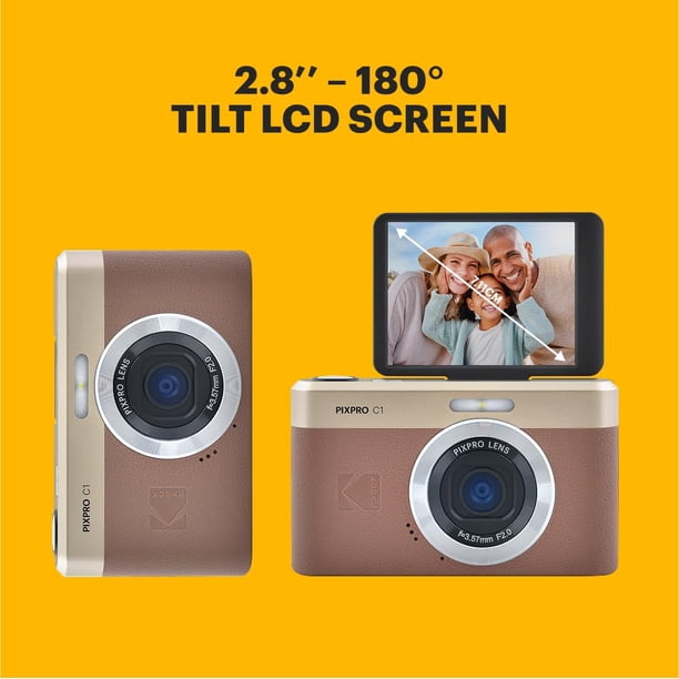 Kodak PIXPRO C1 Digital Camera, 13MP Compact Point & Shoot with 4X