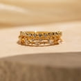 thumbnail image 4 of 3PCS Stackable Gold Rings for Women 1mm 14K Gold Plated Dainty Thin Pinky Rings Non Tarnish CZ Band Stacking Thumb Knuckle Ring-7-goldb, 4 of 5