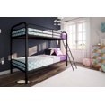 thumbnail image 1 of DHP Dusty Twin over Twin Metal Bunk Bed, 1 of 6