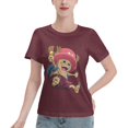 thumbnail image 1 of Women's Basic Short Sleeve T-Shirt One Piece Chopper, 1 of 6