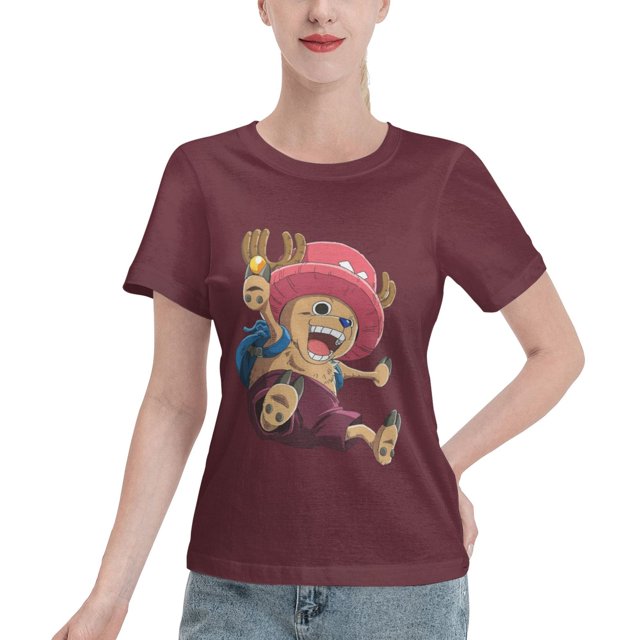 Women's Basic Short Sleeve T-Shirt One Piece Chopper