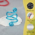 thumbnail image 4 of Binwennn Clothes for Beginners Handmade Crochet Tension Ring Lefties & Righties Yarn Tension Control Ring Adjustable Hook Ring Companion Ring Yarn Regulator For Crocheters, 4 of 7