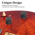 thumbnail image 4 of 4Pcs Electric Guitar Knobs Metal Volume Tone Control Dome With Wrench Guitar Tone Volume Knobs For Beginner Or Professional Musician, 4 of 8