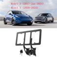 thumbnail image 2 of Shengyu Front License Plate Holder License Plate Holder Holder Removable License Plate Holder For Model 3 Y Durable Model3/Y Silver Lock, 2 of 6