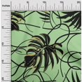thumbnail image 2 of oneOone Rayon Mint Green Fabric Abstract Tropical Leaf Sewing Craft Projects Fabric Prints By Yard 56 Inch Wide, 2 of 4