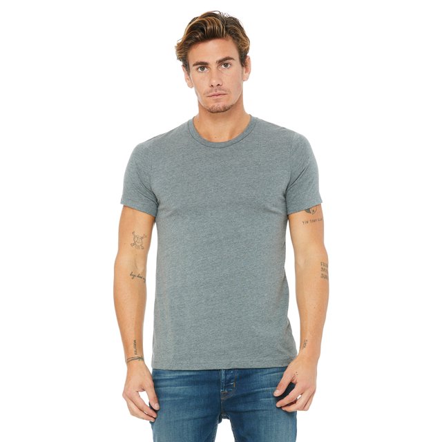 Bella + Canvas T-Shirt Unisexe en Jersey CVC Chiné