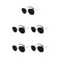thumbnail image 3 of relayinert Fashionable Polarized Lens Small Square For Trendy Style Materials gold black gray C2 5Set, 3 of 6