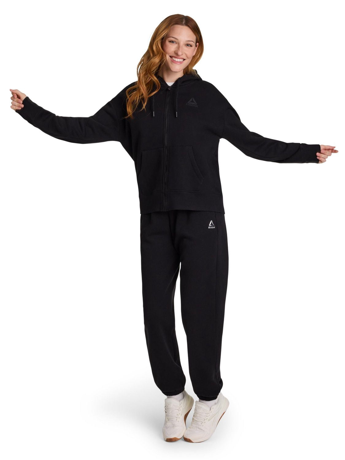 Reebok Chandail à capuchon zippé Legacy pour femmes