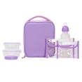 thumbnail image 1 of Jetstream 7-Piece Kids Lunch Bag Set – Includes Lunch Bag, Water Bottle, Containers, Ice Pack & Snack Bags, 1 of 8