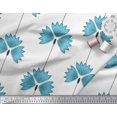 thumbnail image 2 of Soimoi Crepe Silk Fabric Artistic Floral Printed Fabric 1 Yard 42 Inch Wide, 2 of 3
