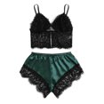 thumbnail image 2 of LSLJS Femmes Élégant Mode Aguichant Imprimé Lingerie Satin Tenue de Nuit Pyjama, Robes de Nuit Aguichant pour Femme, 2 of 7