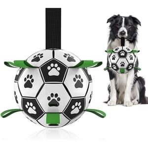 Dog Ball, Large Dog Soccer Ball Interactive Dog Toy