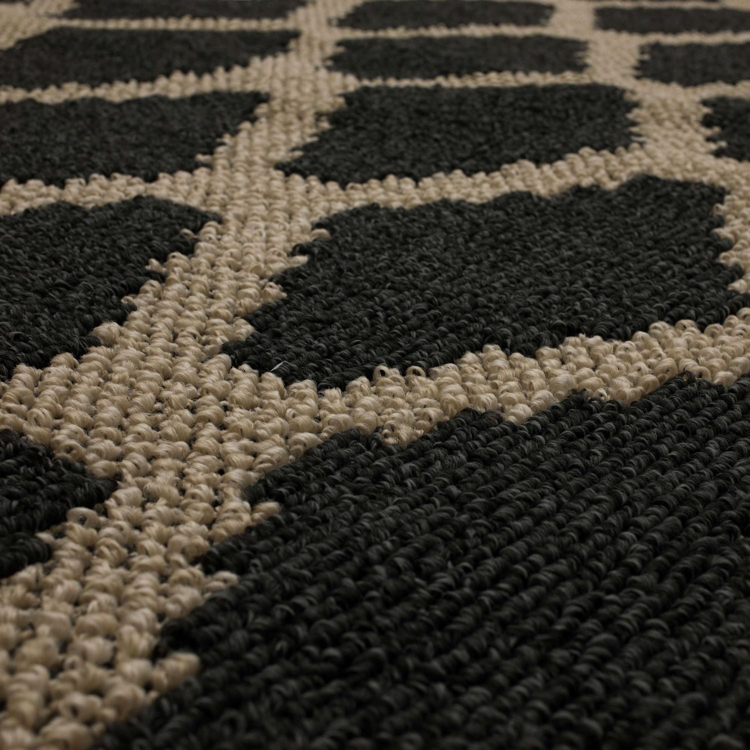 Mohawk Home - Tapis touffeté en polyester à motif de losanges, praline/havane