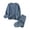 Navy, variant on Yievot Women's Pajamas Set Fleece Pullover Pants Loose Plush Sleepwear 2 Piece Pjs Set Winter Warm Loungewear Fuzzy