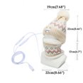 thumbnail image 3 of QTBIUQ USB Heated Hat and Scarf Set USB Smart Charging Neck Protector Winter Women Plus Cold Warmth Heating Hat Scarf Set, 3 of 5