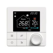 AMERTEER WIFI Electric Underfloor Heating 16A  with Application & Voice Control 2.8 Inch LCD Display Intelligent Programmable