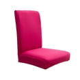 thumbnail image 2 of XYAIYT Housse de Chaise Haute Élasticité pour Chaises de Salle à Manger - Housse Douce et Confortable avec Conception Imperméable et Résistante à la Saleté - Ajustement Universel pour la Maison et le Bureau, Rose Vif, 2 of 3