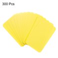 thumbnail image 3 of Unique Bargains 3.5' x 2' Blank Paper Business Cards Small Index Flash Cards Message Note Card, Yellow 300 Pack, 3 of 5