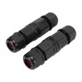 thumbnail image 2 of Waterproof Electrical Connector, Safe Reliable IP68 Waterproof 2 Pcs Wide Applications 6-12mm² Aviation Connector Screw Crimping  For Lighthouses, 2 of 8
