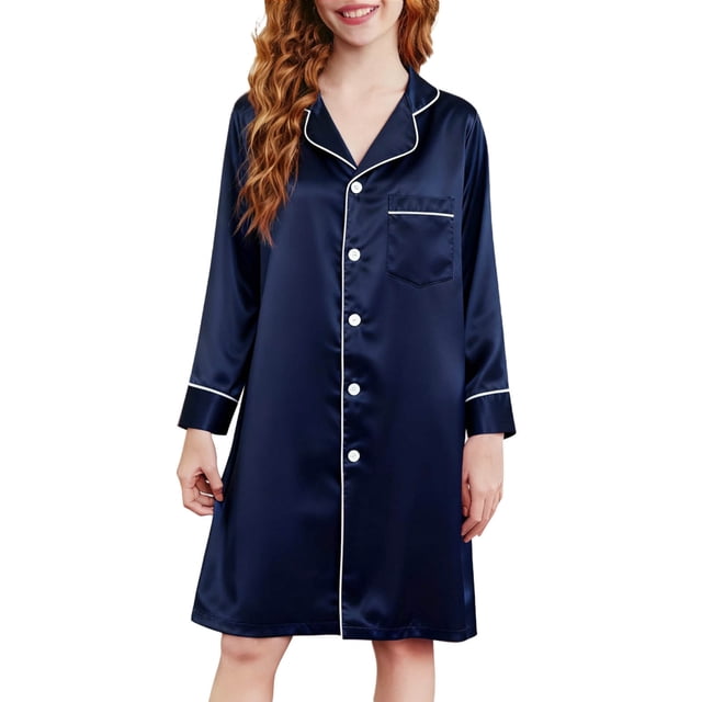 Robe Longue pour Filles, Tenue d'Intérieur pour Enfants, Robe à Manches Longues, Ensemble Confortable pour Dormir et Peignoir