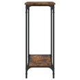 thumbnail image 3 of vidaXL Console Table Smoked Oak 101x30.5x75 cm Engineered Wood, 3 of 5