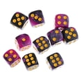 thumbnail image 3 of lionlar Acrylic Six Sided Dices Set Party Role Playing Table Games Black, 3 of 6