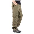 thumbnail image 3 of cllios Deals Of The Week Mens Cargo Pants Plus Size Multi Pockets Pants Work Military Trousers Running Jogger Cargo Pants, 3 of 4