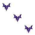 thumbnail image 2 of mmirethe Appliqué Élégant en Strass, Perles à Coudre, Écussons de Bordure pour Robe de Mariée Polyvalente Facile à Acrylique, Robe de Bal, Écussons Violet 3Ensemble, 2 of 6
