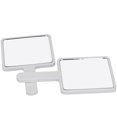 thumbnail image 4 of Makeup Mirror, 2pcs Handheld Makeup Mirror Portable Square Vanity Mirror Compact Beauty Cosmetic Tool, 4 of 7