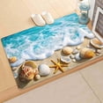 thumbnail image 3 of Coastal Summer Beach Themed Non Floor Rug Mat For Indoor Outdoor Entryway Balcony Bathroom And Front Door Welcome, 3 of 5
