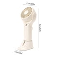 thumbnail image 3 of Meitianfacai Portable Misting Fan - Handheld Personal Fan with Mist Spray, 3 Speeds Airflow USB Rechargeable Fan for Travel, Outdoors, Makeup, Camping, Home, and Office Use, 3 of 9