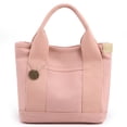 thumbnail image 2 of MesaSe Canvas Bucket Bag Multi-Pockets Female Clutch Bag Large Capacity Casual for Work, 2 of 7