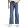 thumbnail image 1 of Levi Strauss Signature Girls' Mid-Rise Wide Leg Jeans, 1 of 8