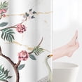 thumbnail image 4 of Walson Bathroom Showering Curtain Waterproof Polyester Modern Style Bathing Printing Curtains Decoration Drape Household Toilet Type 3, 4 of 9