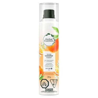 Fixatif Herbal Essences, volume, léger, tenue maximale, parfum d’agrumes, 226 g