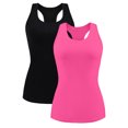 thumbnail image 1 of Charmo Cotton Camisole for Womens Wider Straps Tanks Racerback Tank Top Shelf Bra Undershirt Cami, 1 of 6