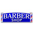 thumbnail image 1 of Barber Shop Vinyl Banner 8 Feet Wide by 2.5 Feet Tall, 1 of 4