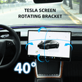 thumbnail image 1 of Adjustable Screen Mount for Tesla with 40-Degree Tilt and Swivel Motion, Preserving Original Display Height, 1 of 6