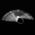 thumbnail image 2 of TISHITA 5-6pack 32pcs Fan Shape Nail Art Tips Display Polish Board Practice Stick 6 Pcs, 2 of 8
