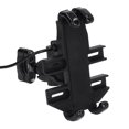 thumbnail image 3 of Motorcycle USB Charging Phone Holder,Motorcycle Phone Holder USB Motorcycle Cell Phone Clamp Phone Fork Stem Mount Bracket Highly Versatile, 3 of 14