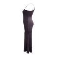 thumbnail image 3 of QJUHUNG Women  Solid Color Long Dress Sexy Bodycon Stretchy Maxi  Lady Spring Fall Summer Spaghetti Strap Dress, 3 of 8