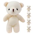 thumbnail image 1 of 5Pcs Mini Bear Stuffed Toys Soft Doll for Wedding Present Party Favors Box Stuffer, 1 of 9