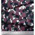 thumbnail image 2 of Soimoi polyester Crepe Fabric Two Tone With White Camouflage Printed Fabric 1 Yard 42 Inch Wide, 2 of 3