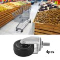 thumbnail image 1 of 4PCS Caster Wheel, Caster, Quiet Flexible Roller Wheel for Dining Cars Furniture Trolley Accessory, 1 of 8