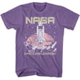 thumbnail image 1 of NASA Lift Off Space Exploration Purple Heather Adult T-Shirt M, 1 of 2