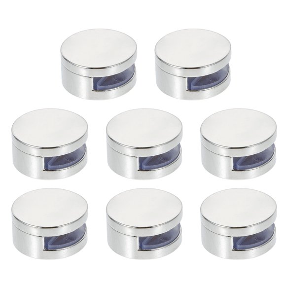 8pcs Mirror Holder Clips with Screws for Glass and Mirror Mounting