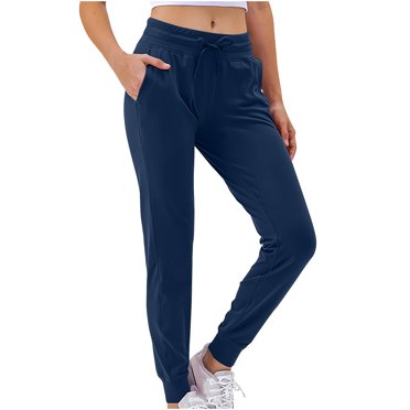 Besolor Pantalon de Jogging d'Entraînement pour Femme Taille Haute à Cordon, Séchage Rapide, Athlétique, Course, Mise en Forme, avec Poches