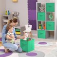 thumbnail image 2 of Sorbus Fabric Storage Bins 13" Foldable Cubes With Handles For Pantry, Cubbies, Toy And Closet Shelving Organization - 6Pk, 2 of 6
