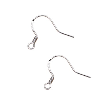 1 Paire de Crochets d'Oreilles Bricolage Crochet d'Oreille Penderie Boucle d'Oreille Bijoux Crochets Décoratifs Fermoir Ajustement Fabrication de Bijoux Accessoires Artisanat Argent